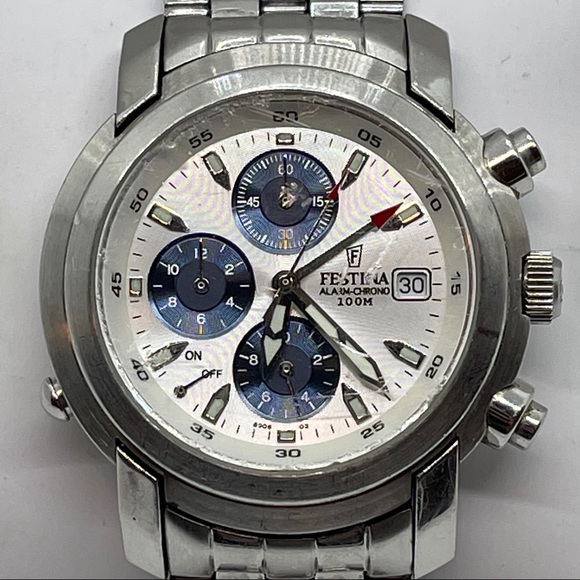 FESTINA Men’s chronograph Watch stainless steel. - Picture 2 of 5